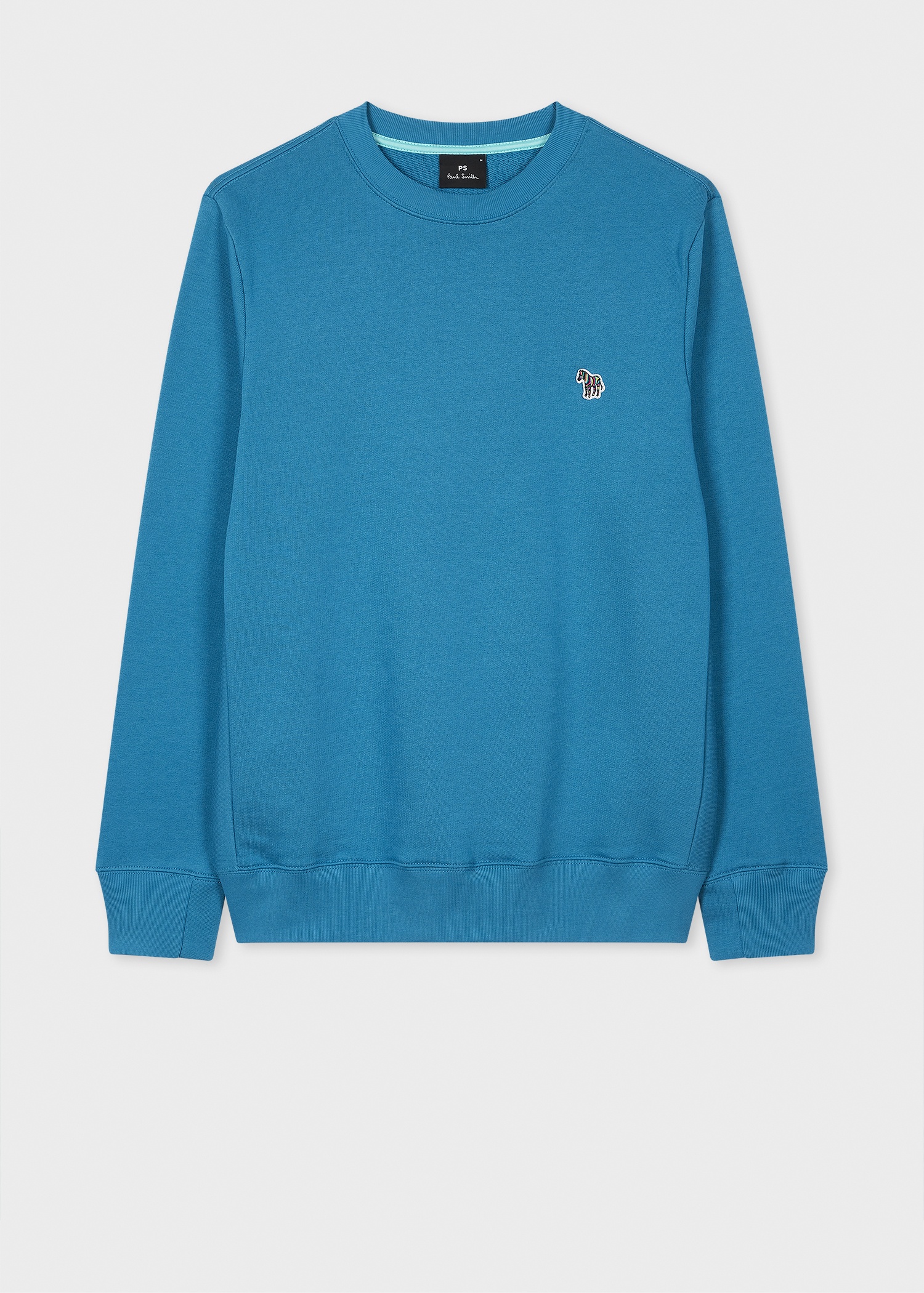 Ocean Blue Zebra Logo Organic Cotton Sweatshirt - 1