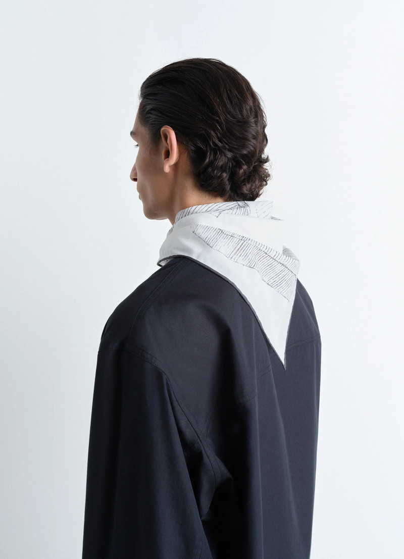 Lemaire PHILIPPE WEISBECKER BANDANA 60 GREEN HOUSES outlook