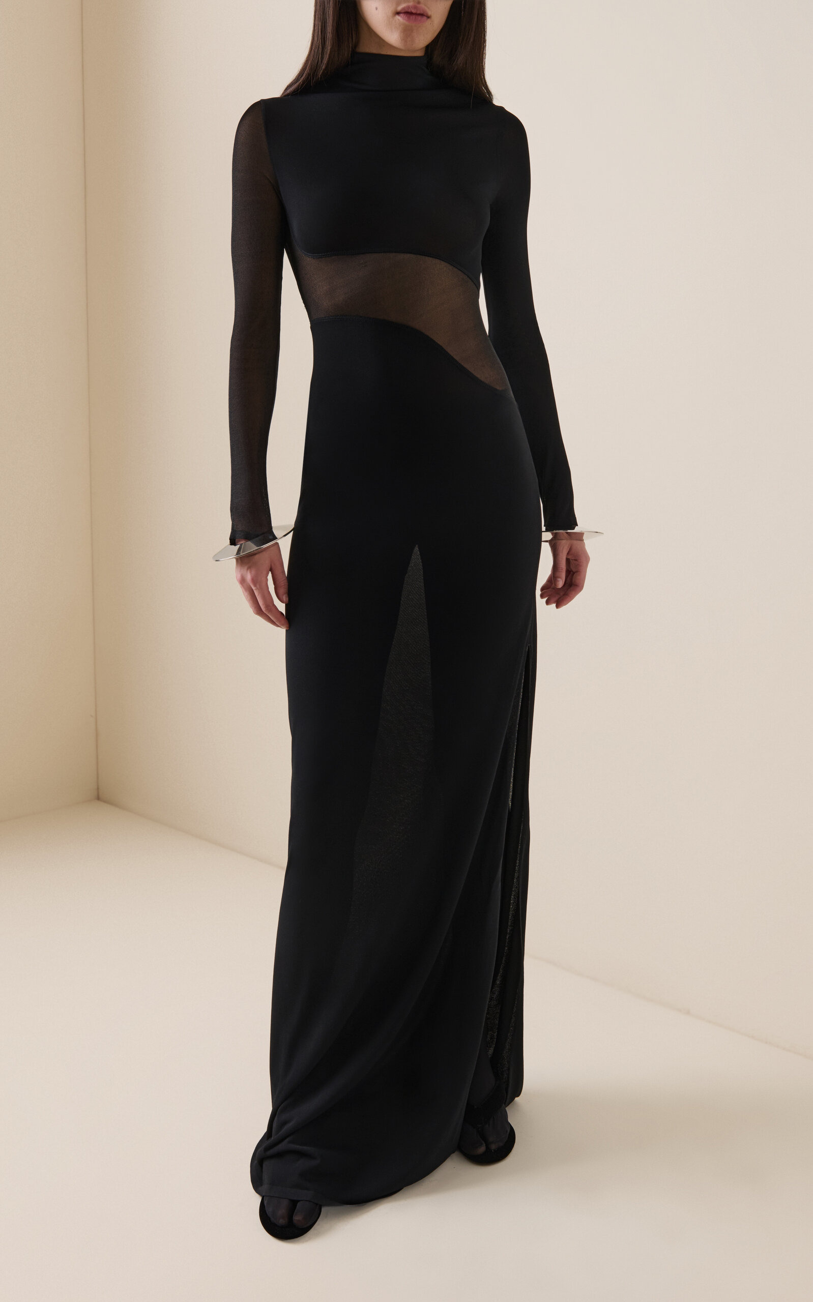 Cutout Bodycon Maxi Dress black - 2