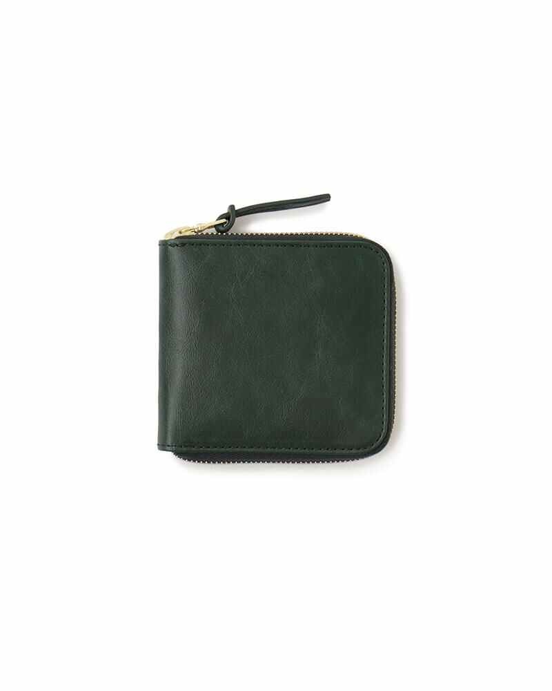 LEATHER BI-FOLD WALLET GREEN - 1