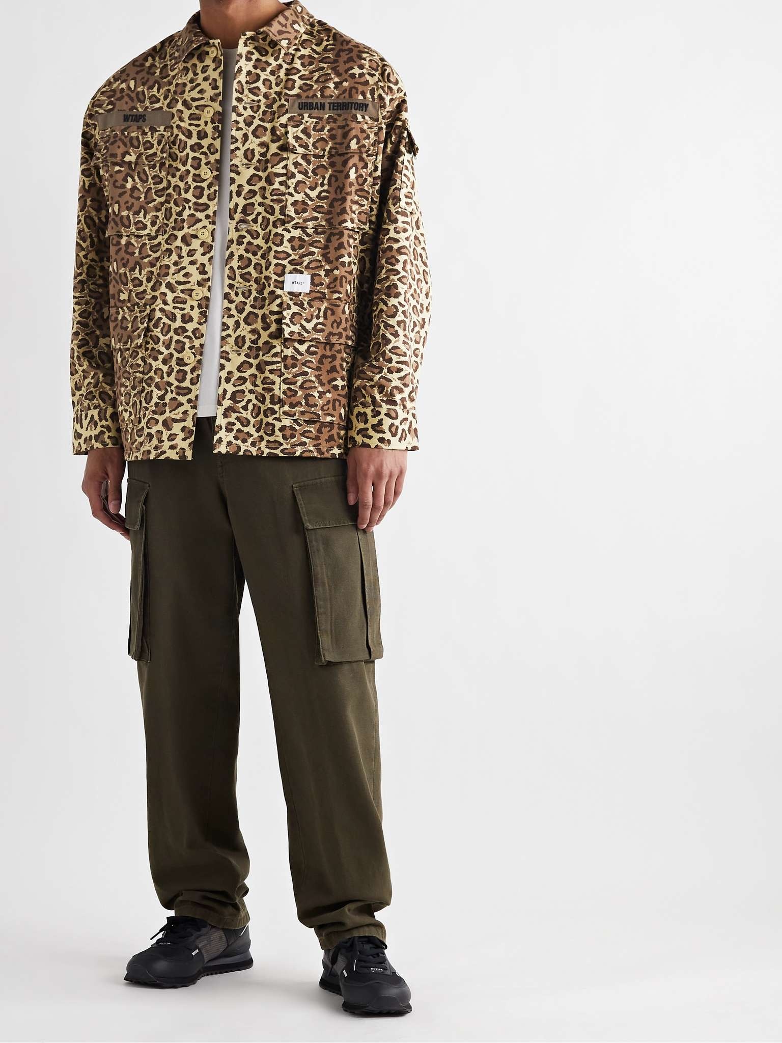 Jungle Logo-Embroidered Printed Cotton-Twill Jacket - 2