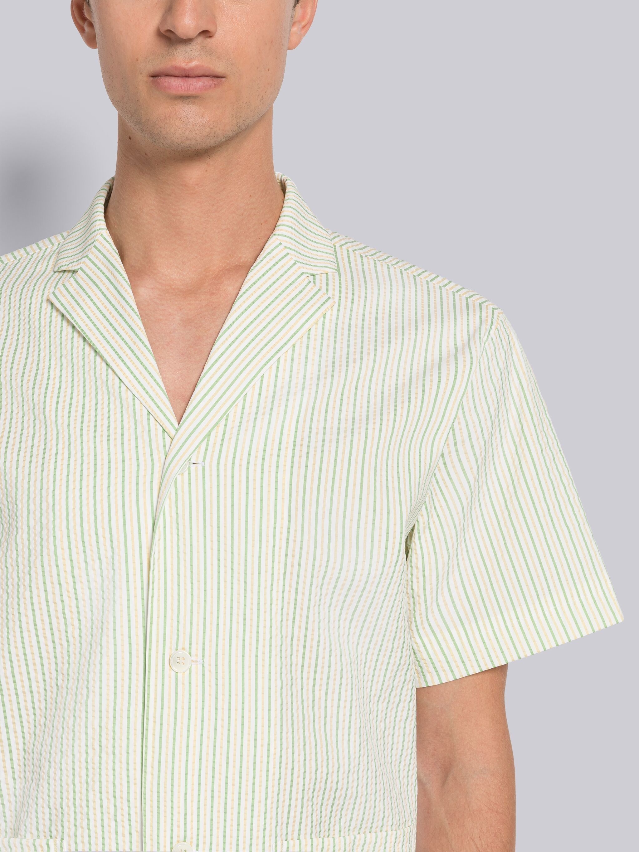 SEERSUCKER SWIM TECH SHIRT - 5