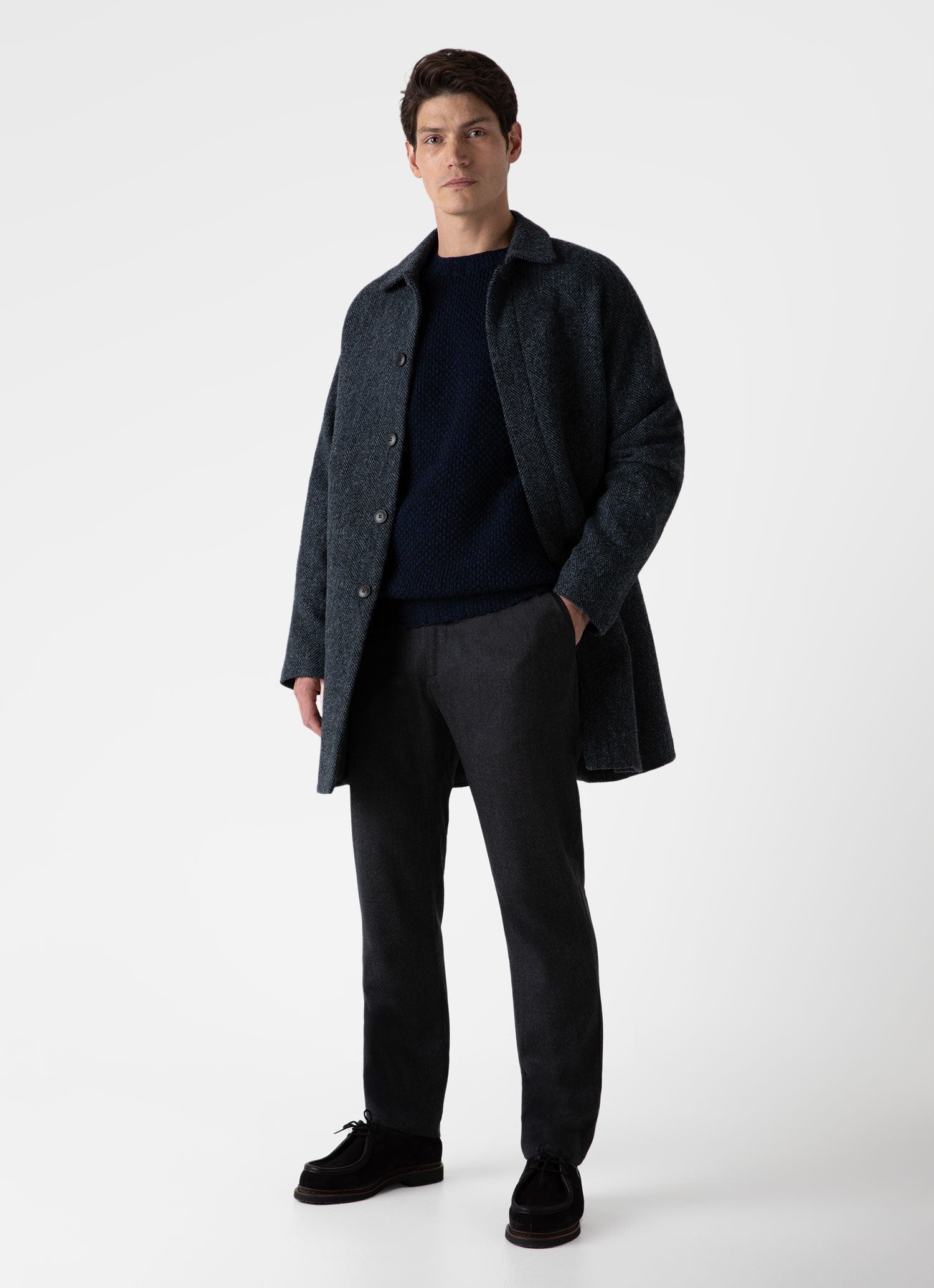 Lambswool Textured Jumper - 3
