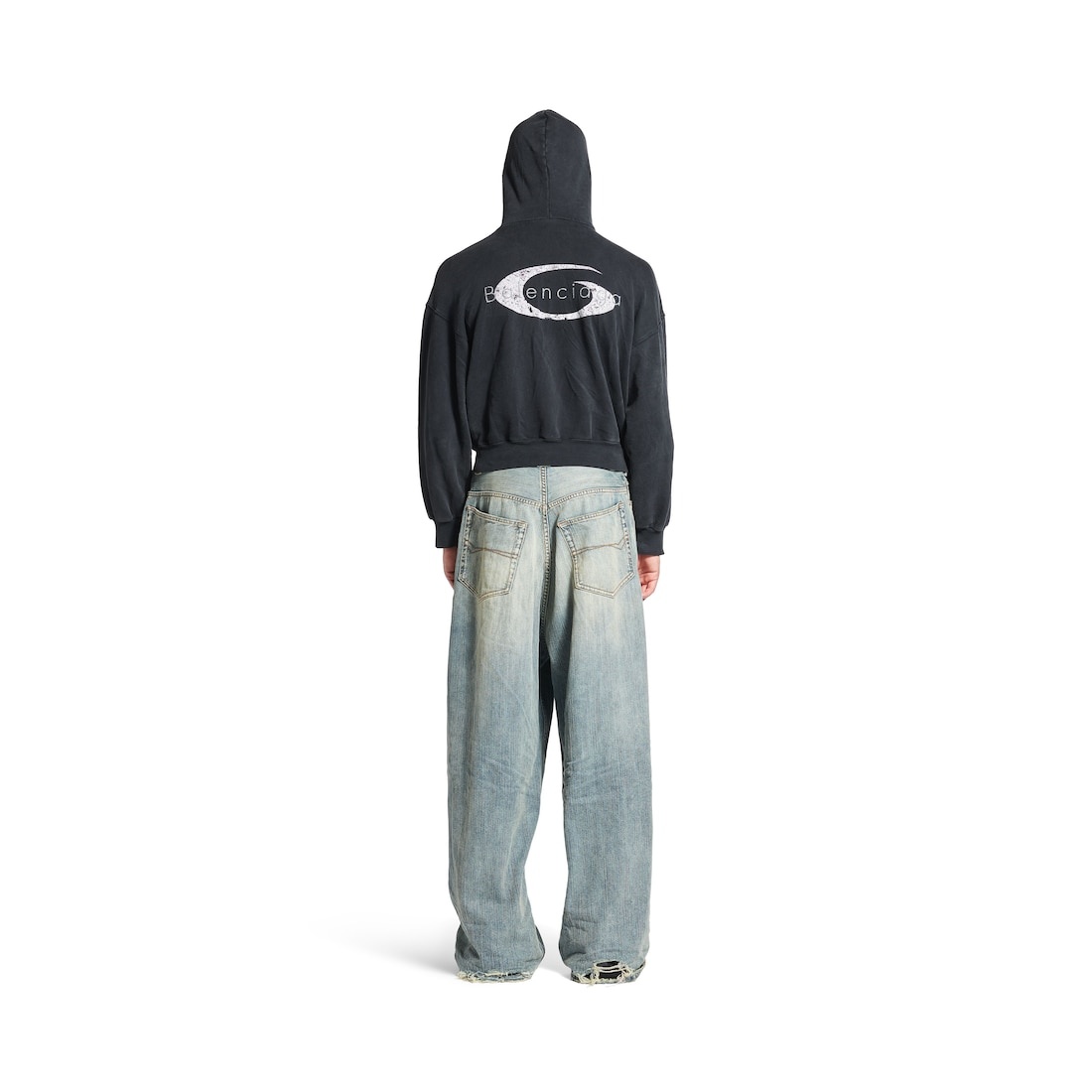 Men's Baggy Pants in Stained - 4
