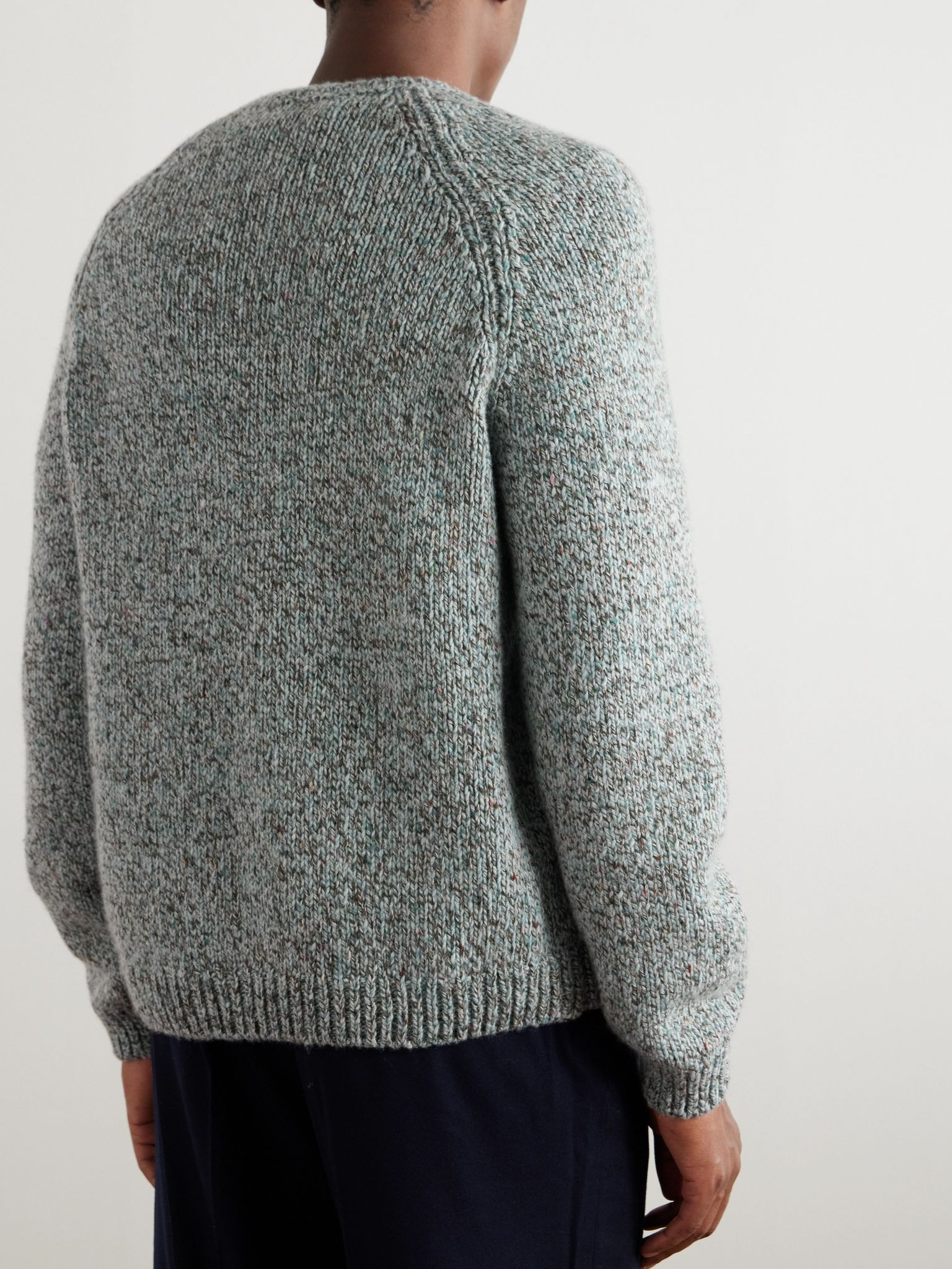 Alpe Meggiana Cashmere Sweater Gray - 3