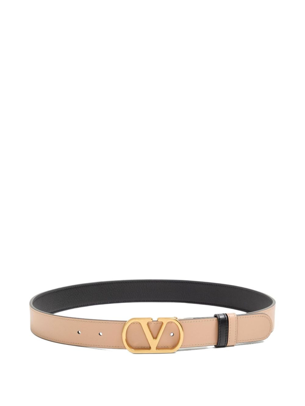 leather logo belt - 2