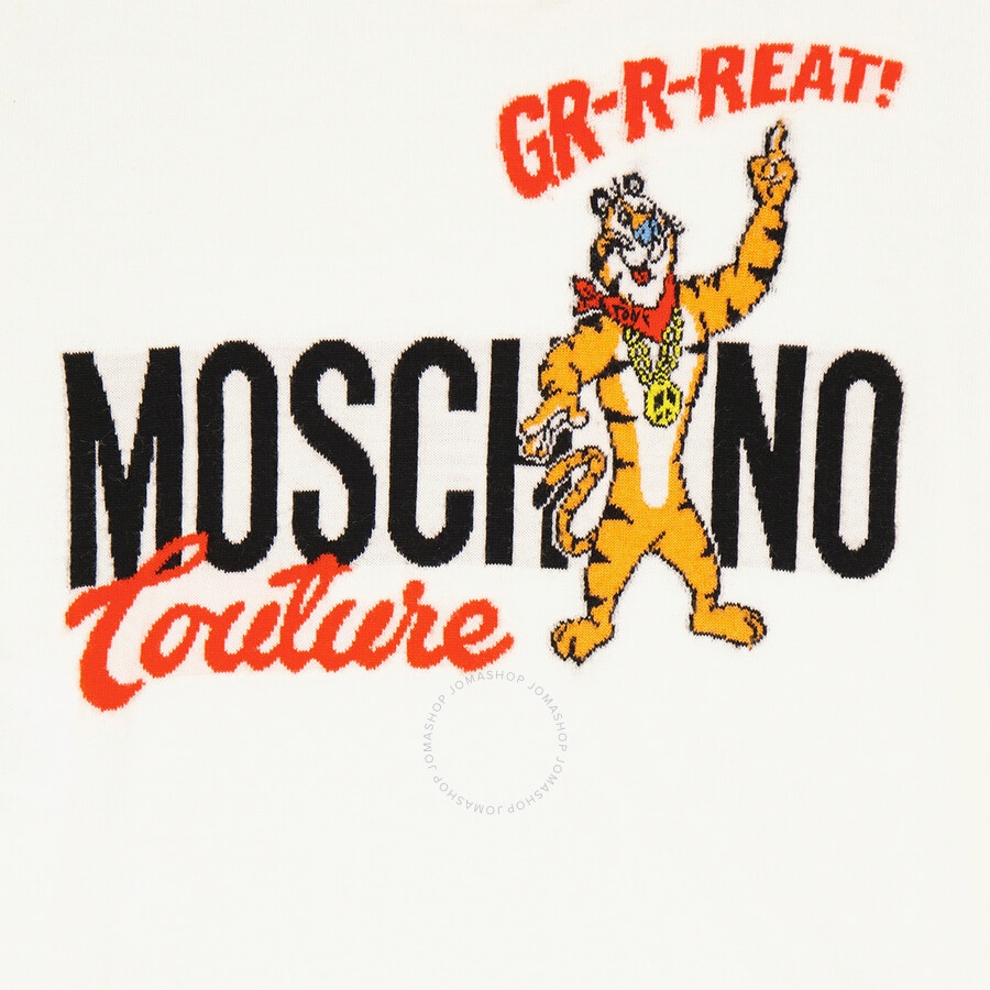 Moschino x Kellogg's Tony the Tiger Graphic Sweater Dress - 7