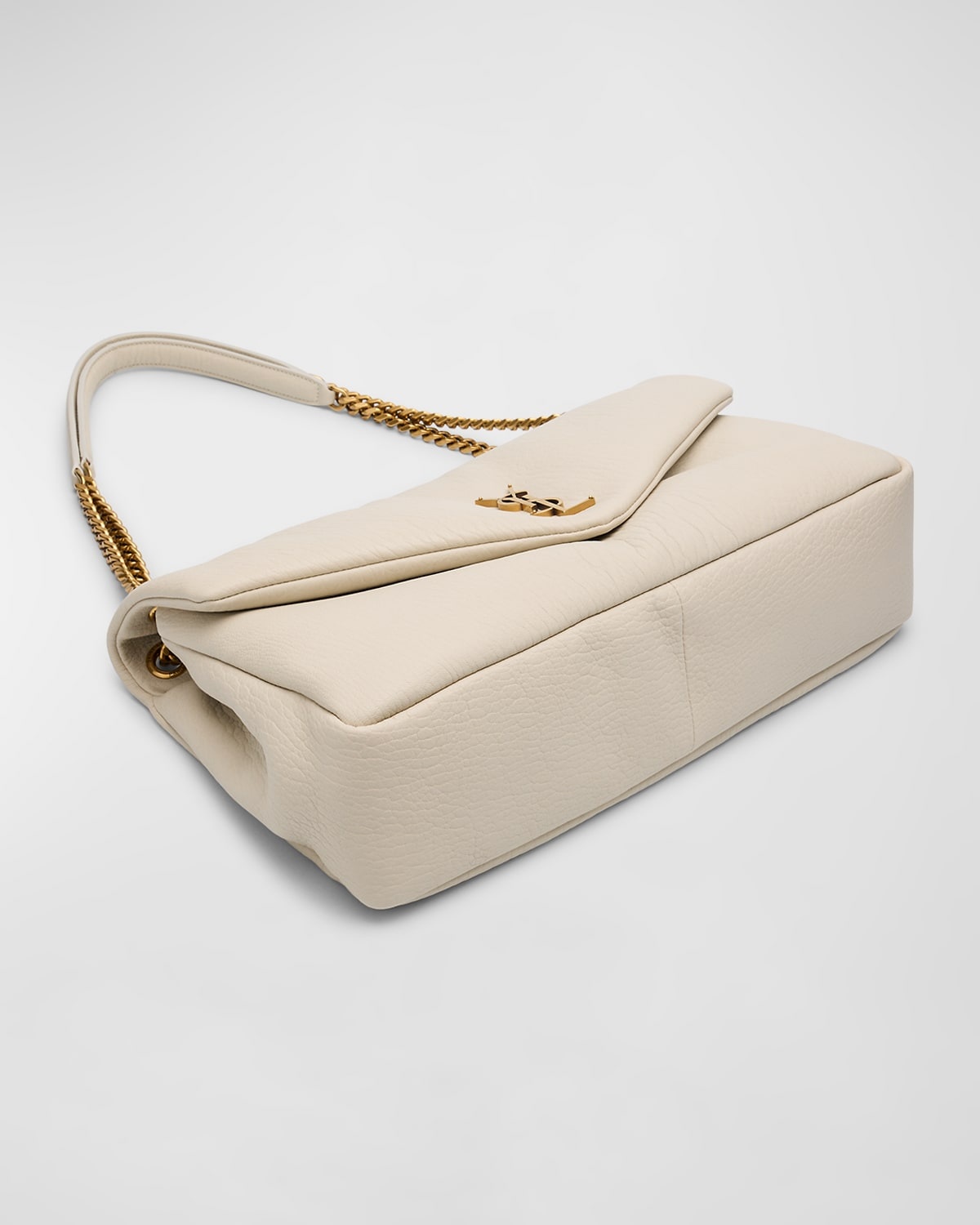 Calypso Large YSL Shoulder Bag in Leather - 2