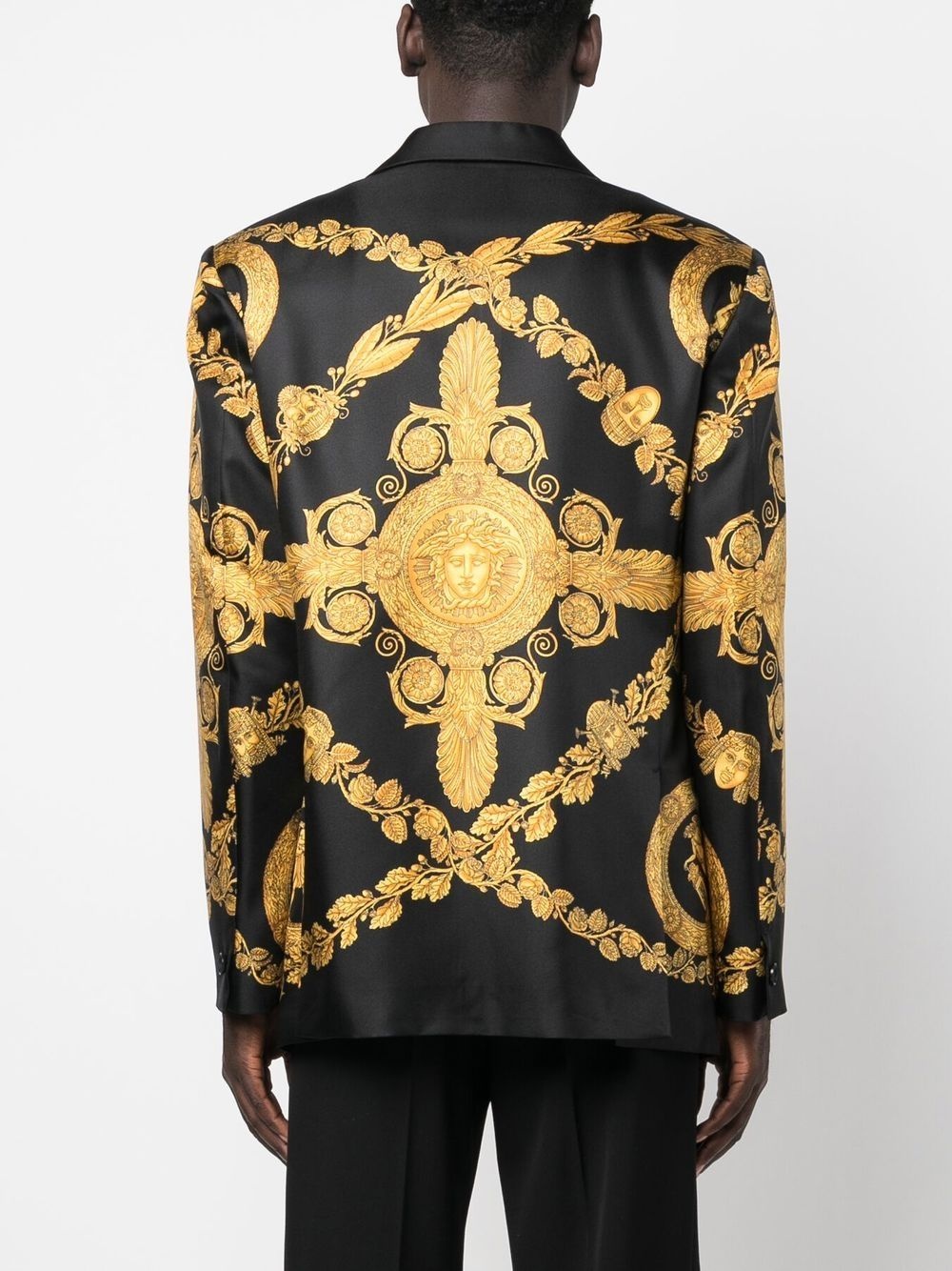 Maschera Baroque print blazer - 4