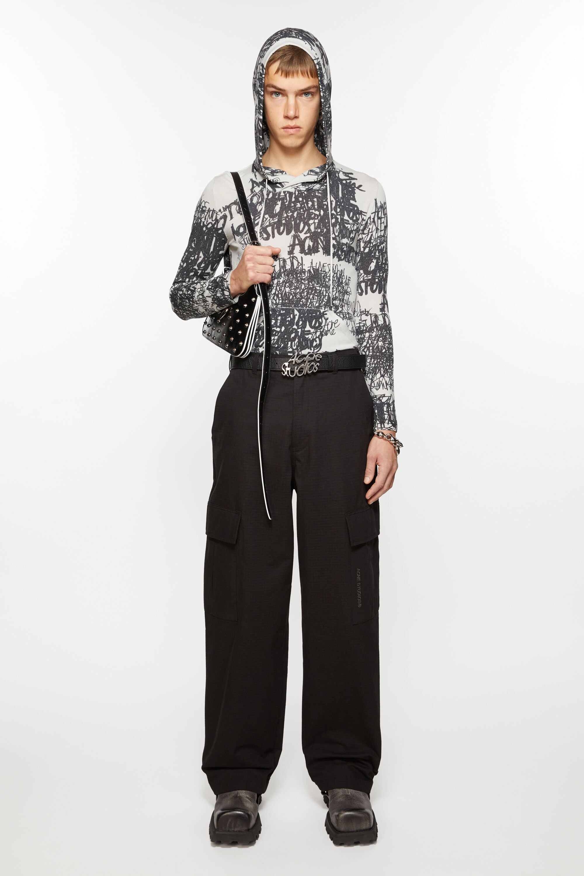 Cargo ripstop trousers - Black - 2