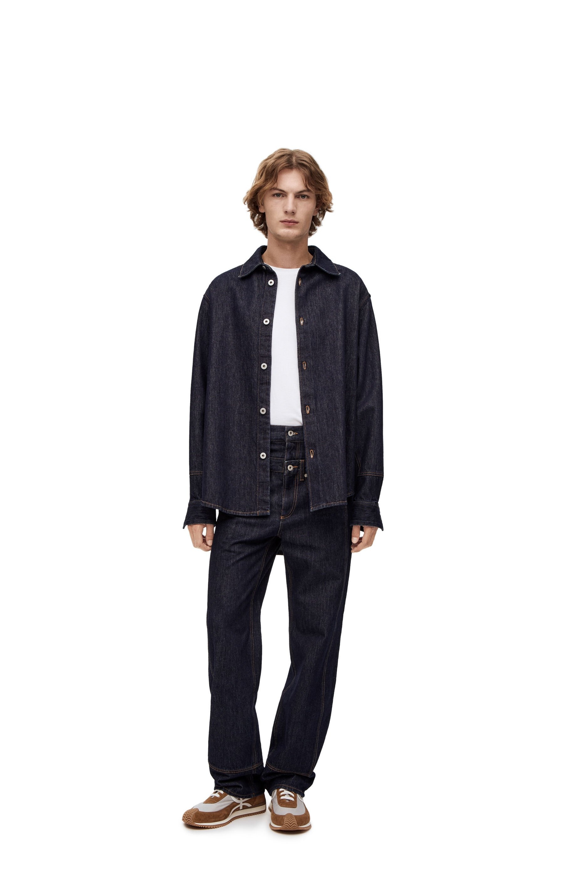 Trompe l'oeil jeans in denim - 2