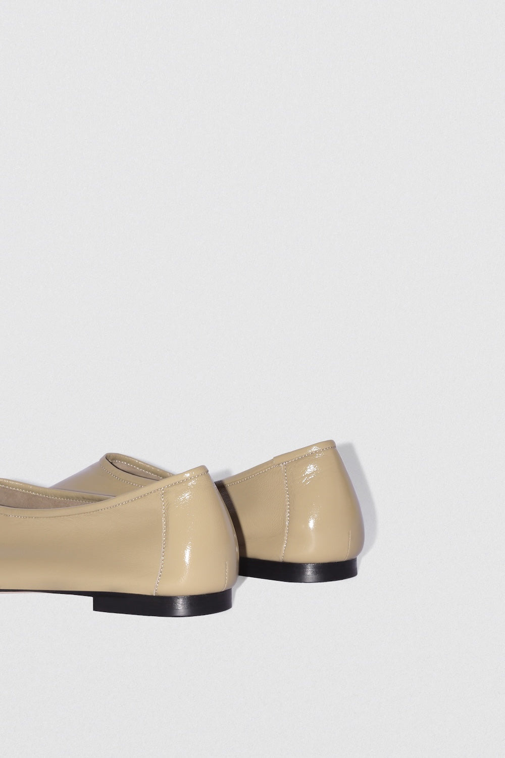 Prudence Mangrove Glossed Nappa Leather Ballet Flat - 4