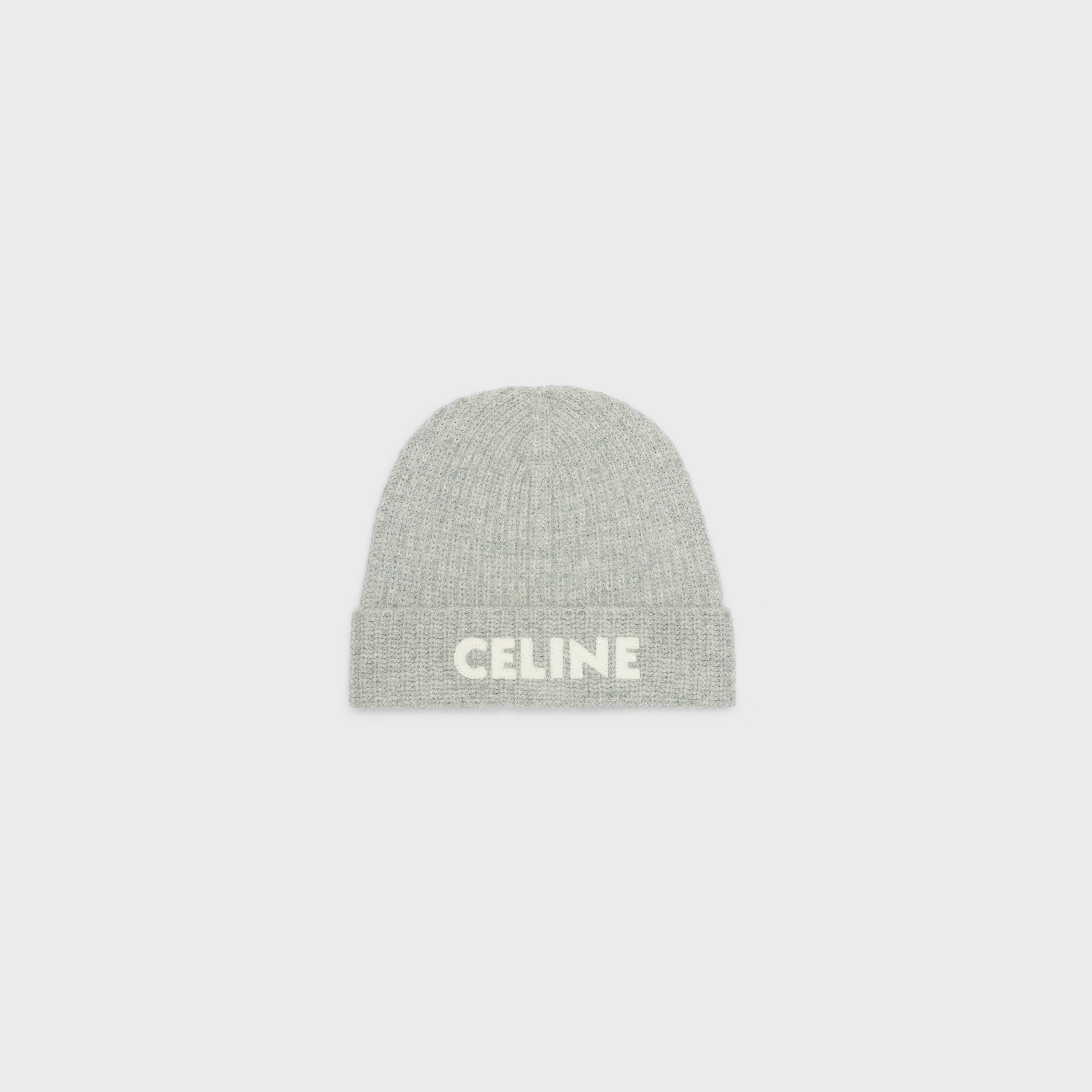 celine beanie in ribbed wool - 1