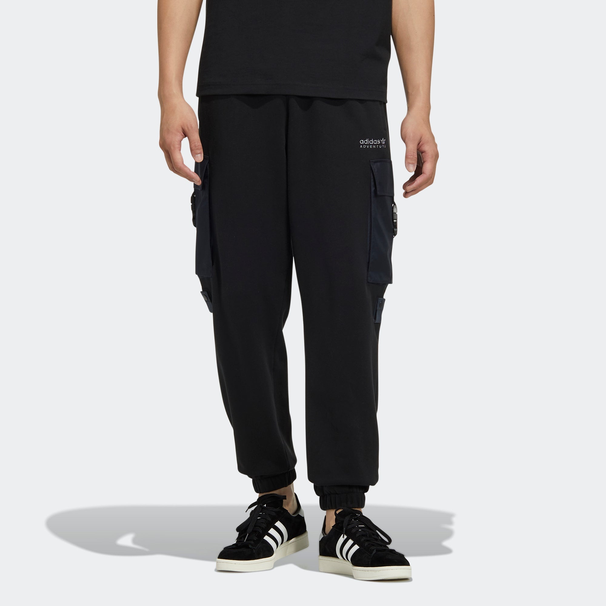 Men's adidas originals Adv Sweatpant 1 Large Cargo Pocket Bundle Feet Sports Pants/Trousers/Joggers  - 2