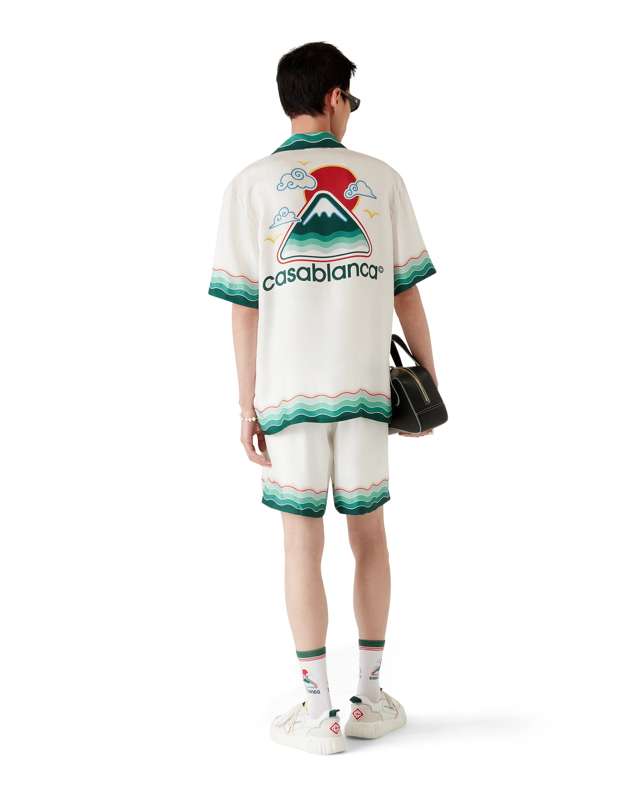 Montagne Ondulée Silk Short Sleeve Shirt - 3