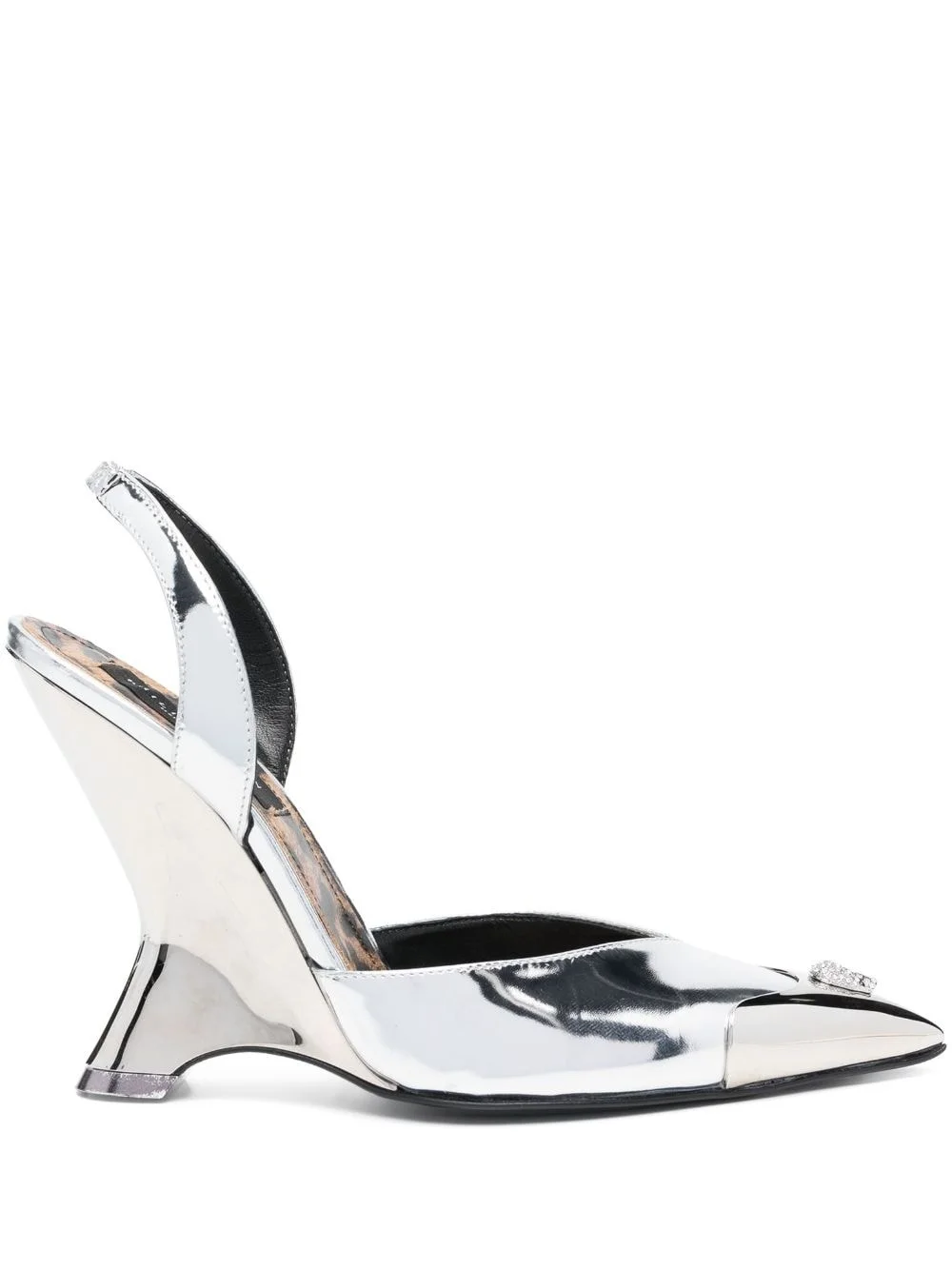 Mirror 95mm pointed-toe pumps - 1