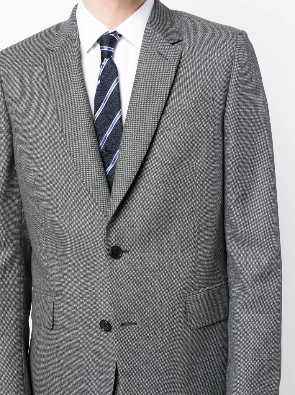 Mens Tailored Fit 2 Button Suit - 5