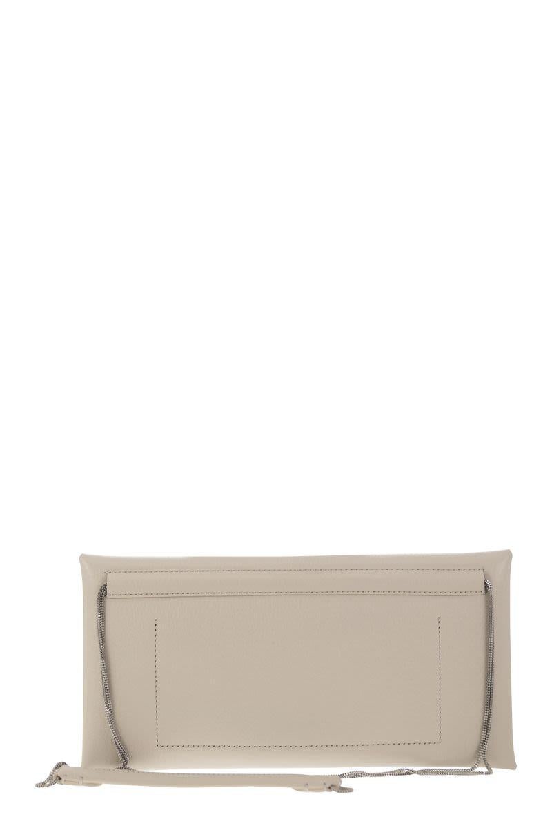 BRUNELLO CUCINELLI LEATHER CROSS-BODY BAG - 2