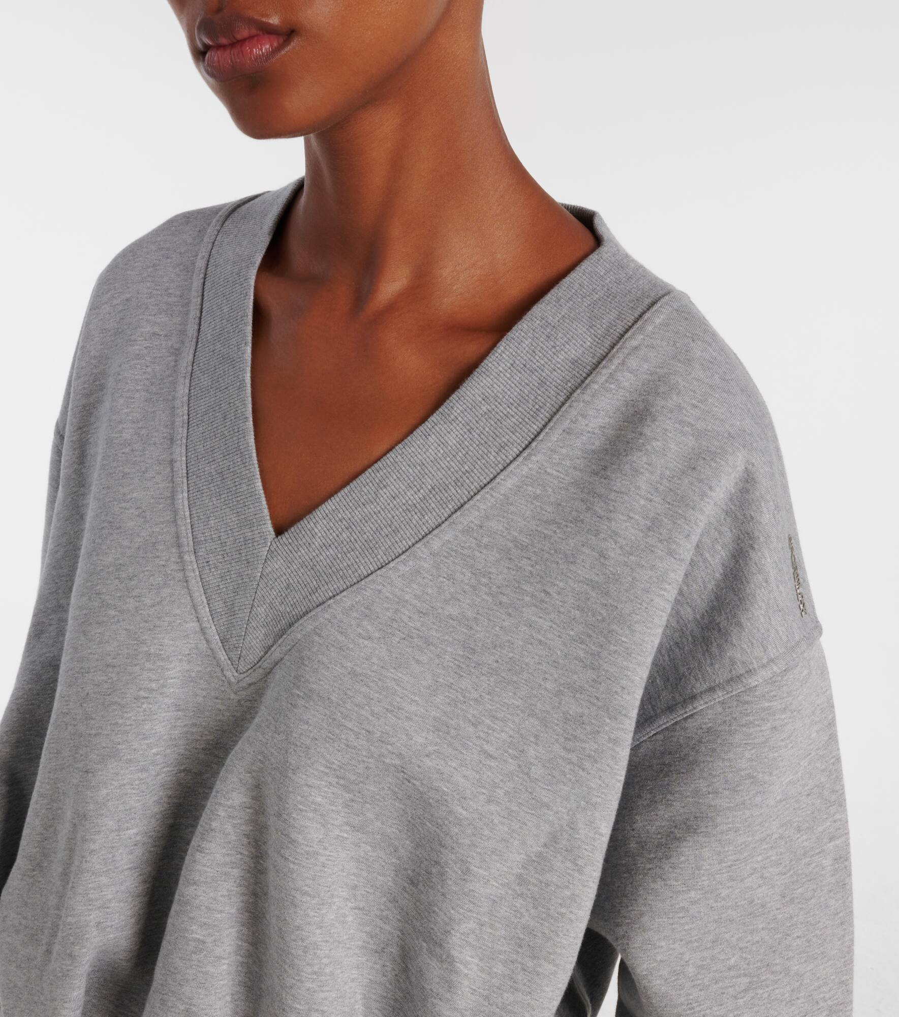 Colleg cotton-blend jersey sweatshirt - 4