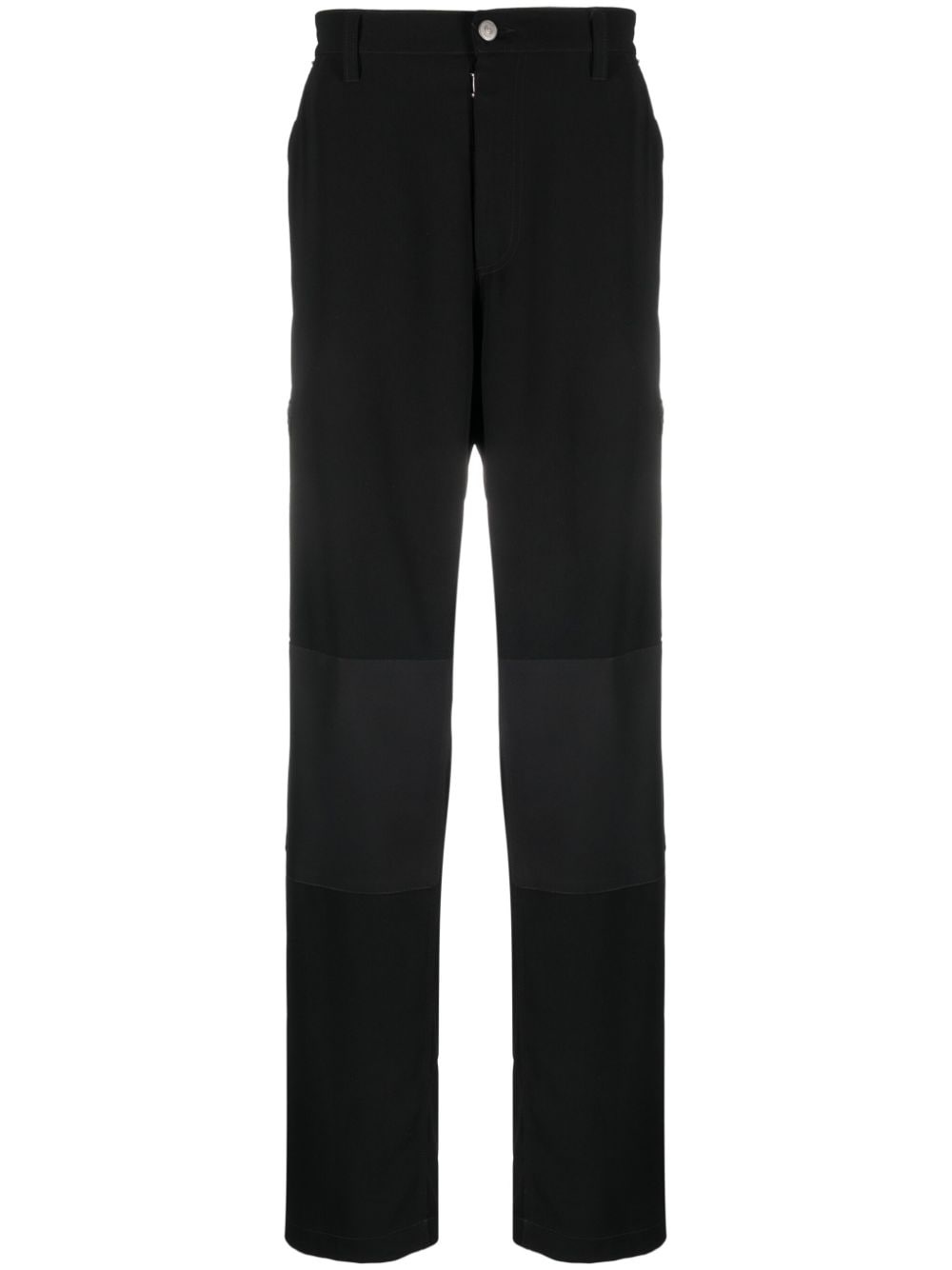 panelled straight-leg cargo trousers - 1