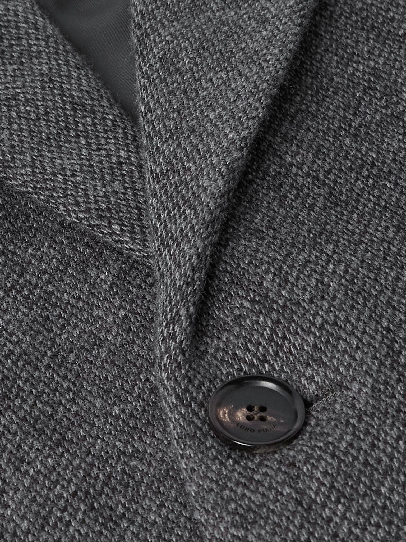 John Cashmere and Linen-Blend Coat Gray - 5