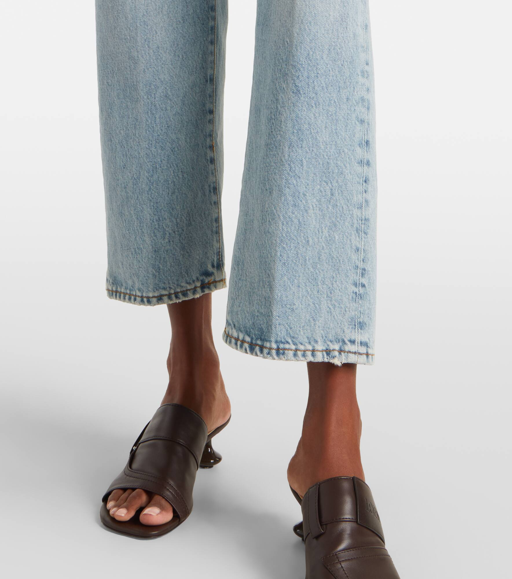 The Vertical Crop high-rise straight jeans - 5