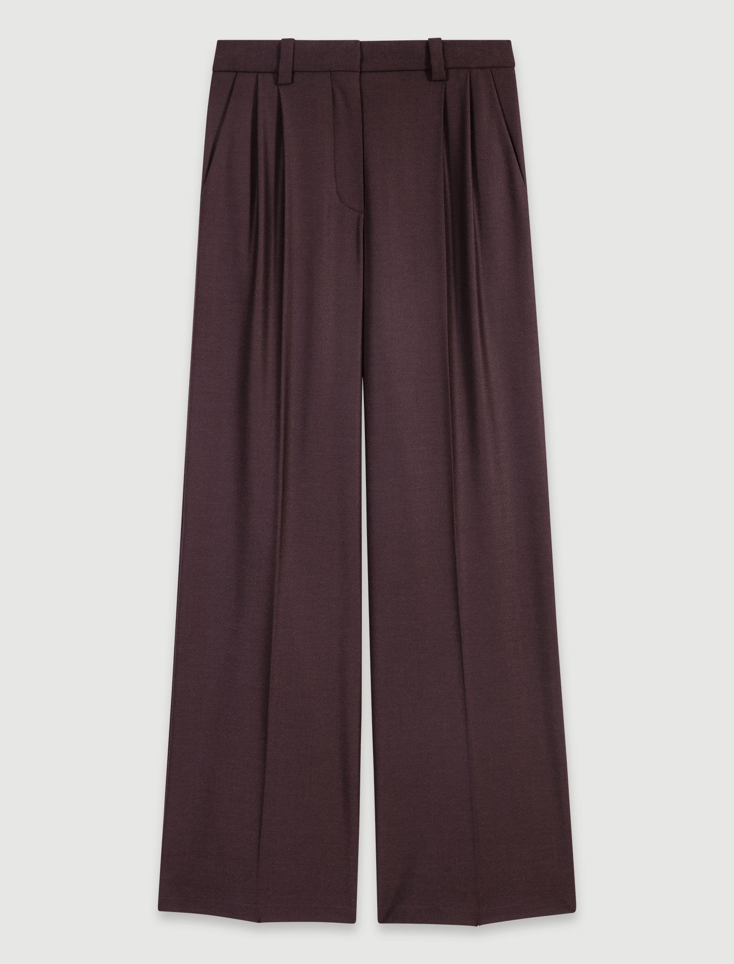 Wide-leg suit trousers - 1