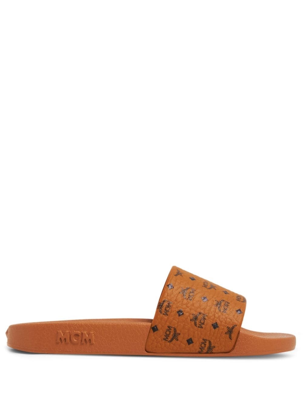 logo-print moulded-footbed slides - 1