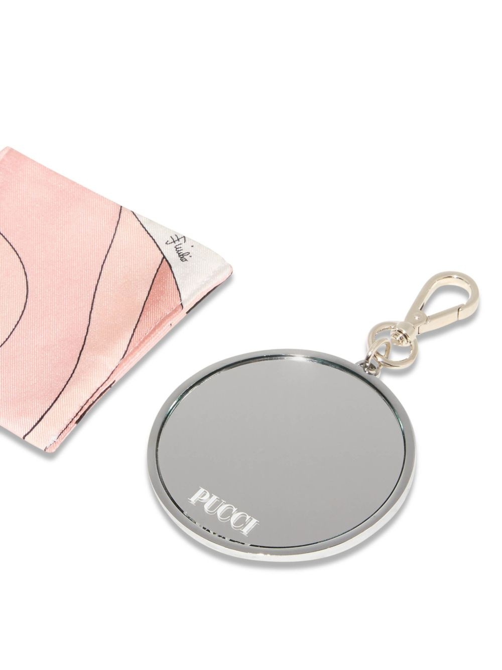 Marmo-print mirror charm - 2