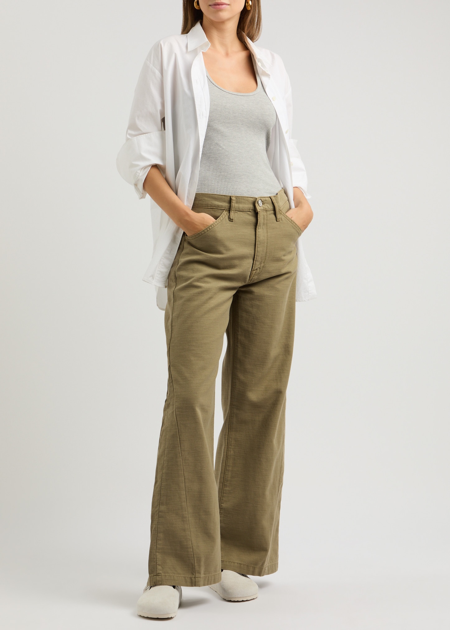 Le Baggy Palazzo cotton trousers - 4