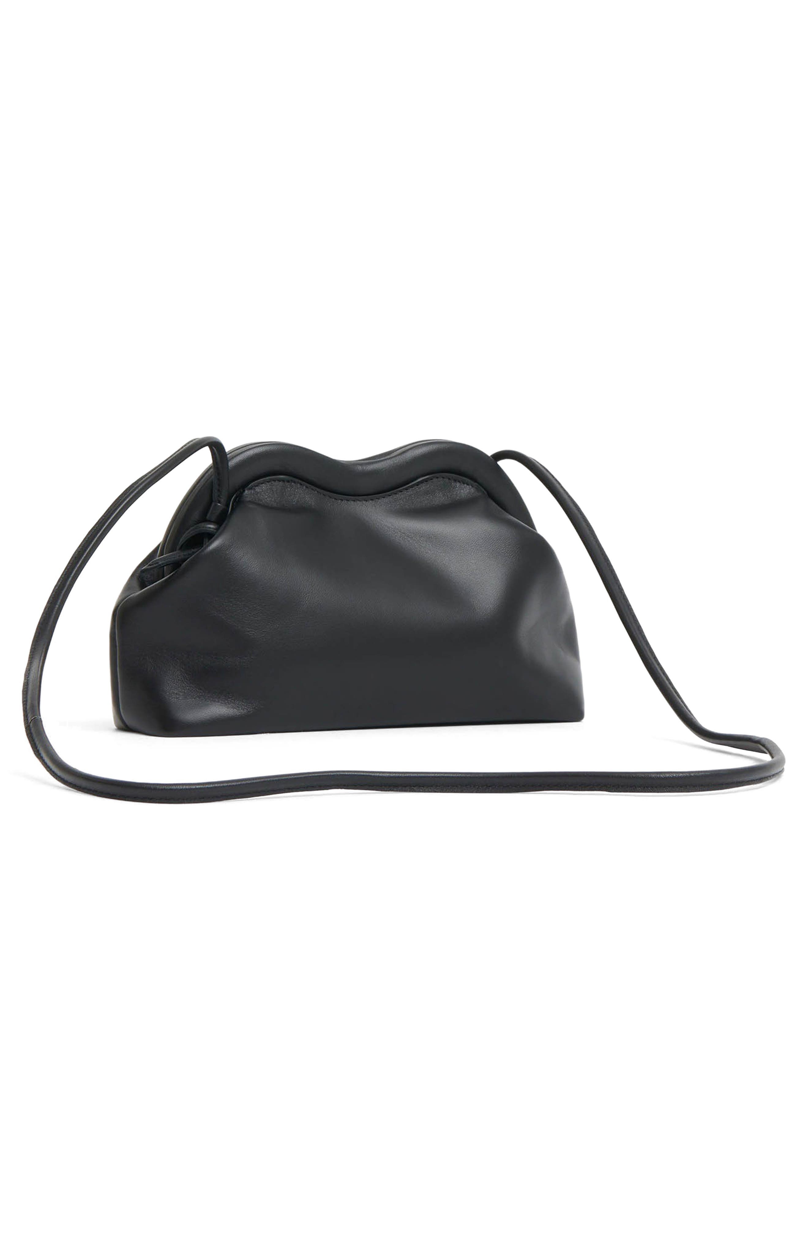 Mansur Gavriel Baci Frame Shoulder Bag in Black/Flamma at Nordstrom - 5