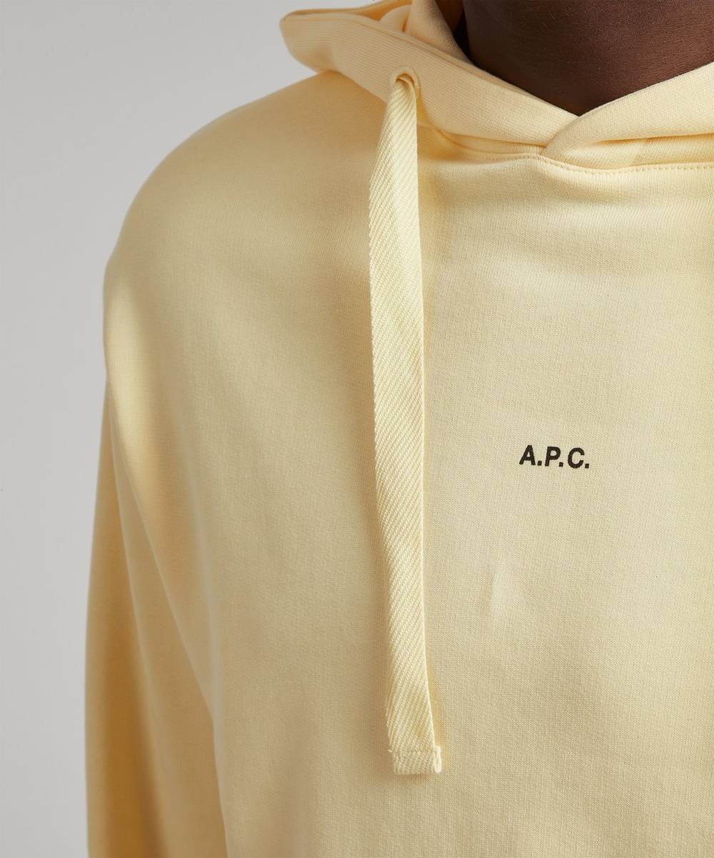A.P.C. Larry Organic Cotton Mini Logo Hoodie | REVERSIBLE