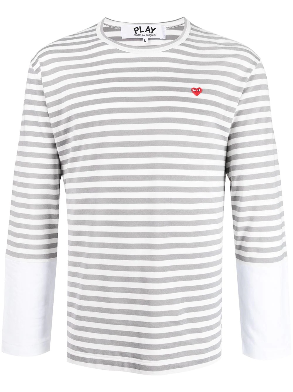 striped long-sleeve T-shirt - 1