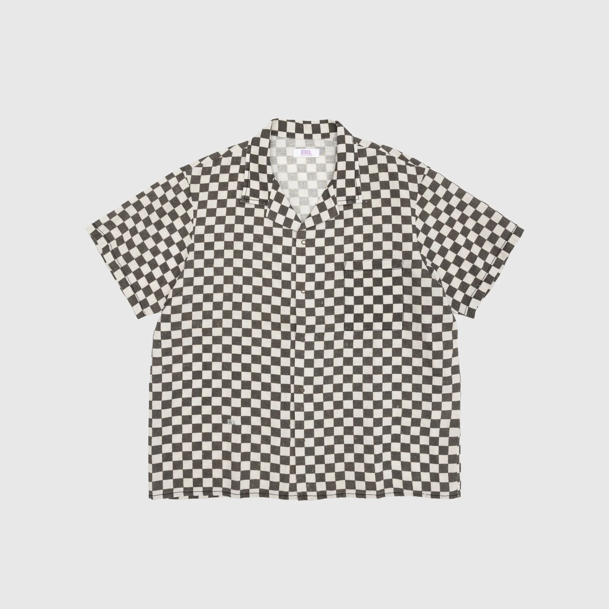 PRINTED HAWAIAN WOVEN SHIRT - 1