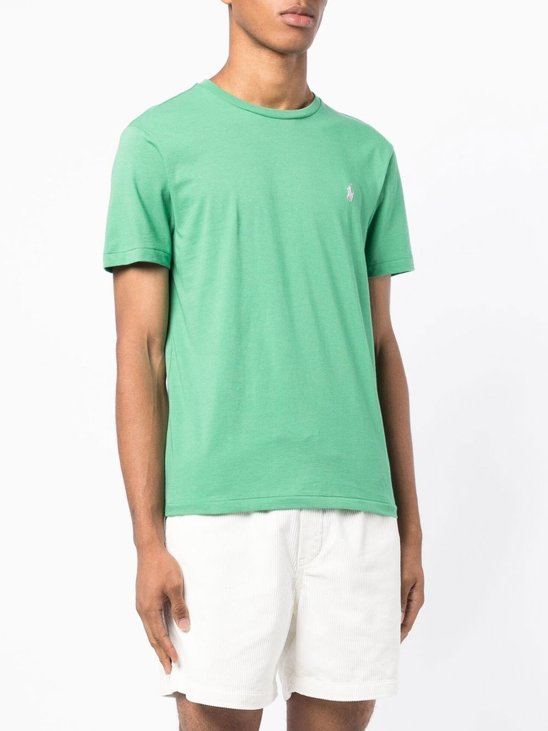 logo-embroidered cotton T-shirt 3