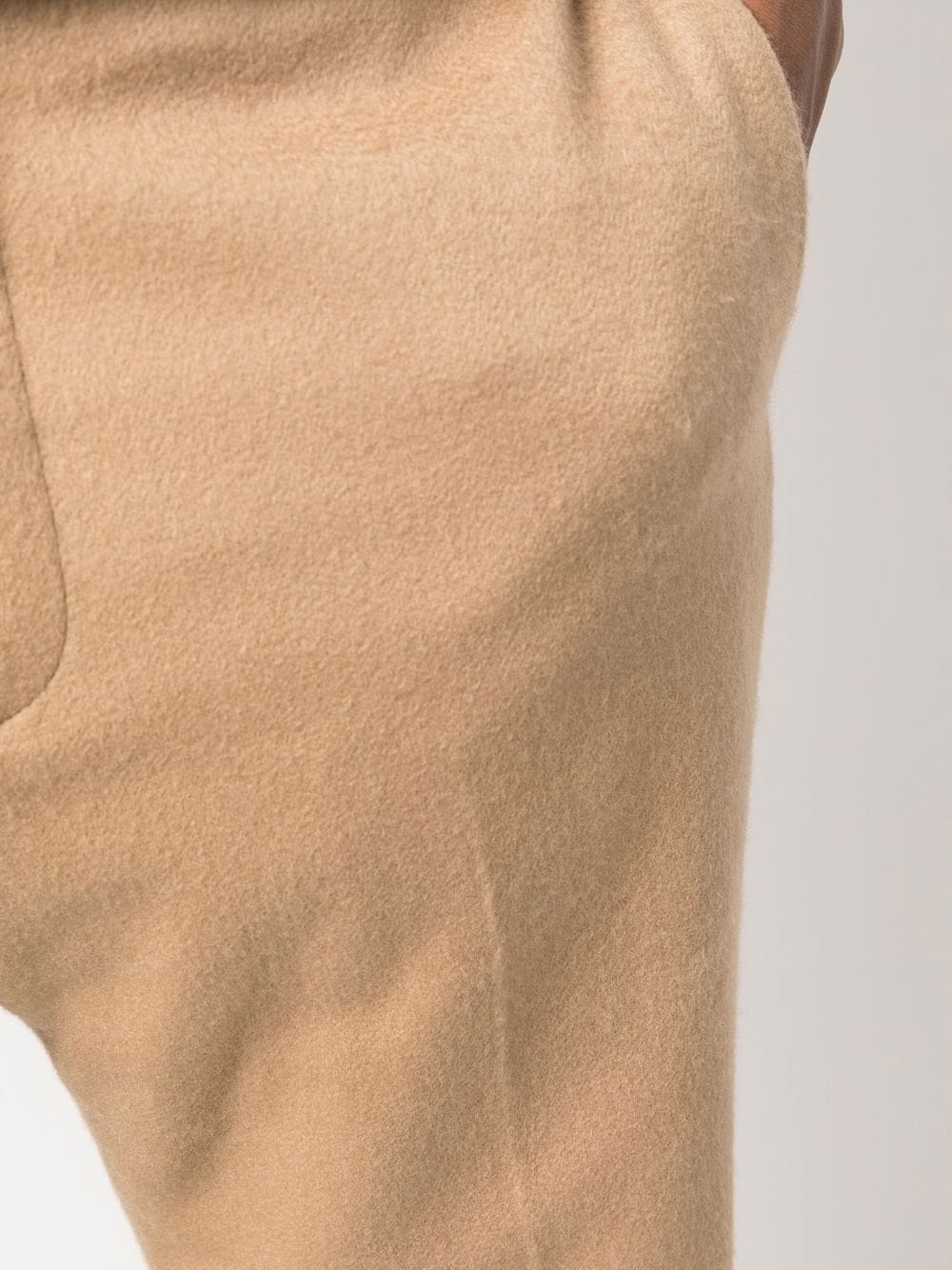 slim-cut tailored cashmere trousers - 5