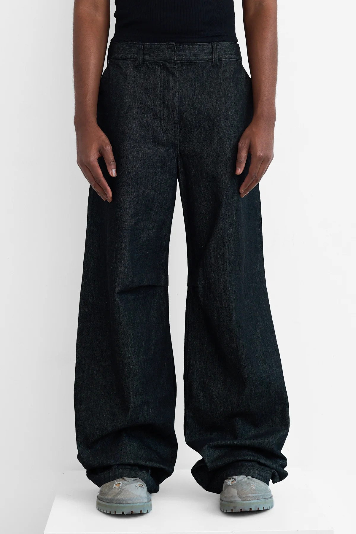 Entire Studios Raw Denim Jeans Raw Black - 3