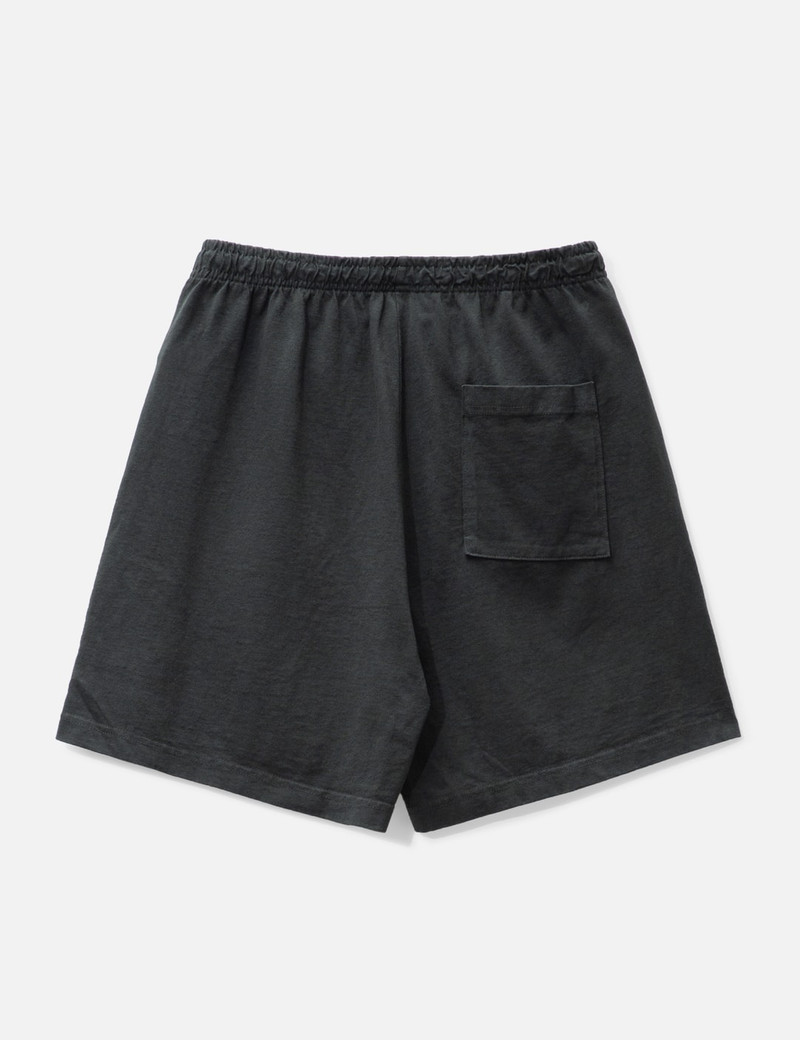 Sporty & Rich CALIFORNIA GYM SHORTS FADED BLACK/GOLD outlook