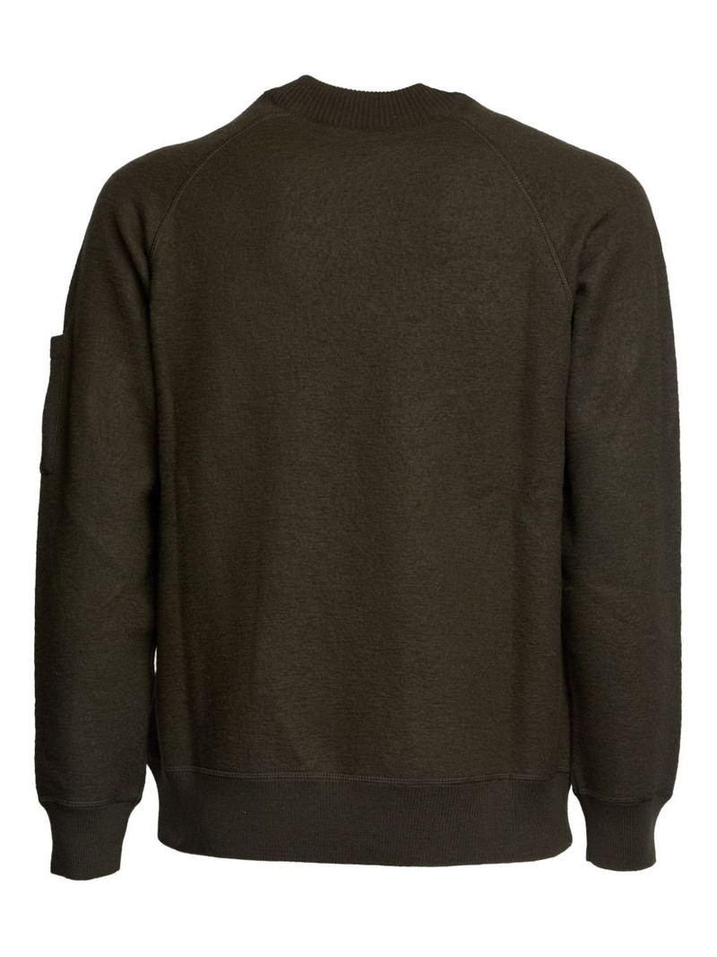 C.P. Company felted crew-neck sweatshirt outlook