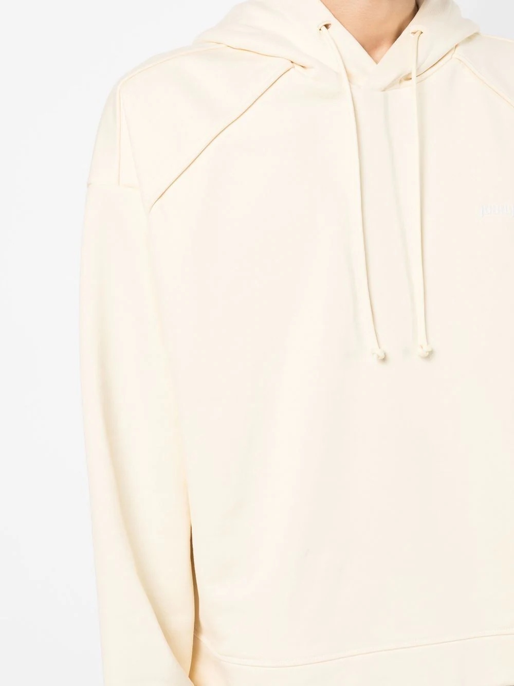 cropped layered hoodie - 5