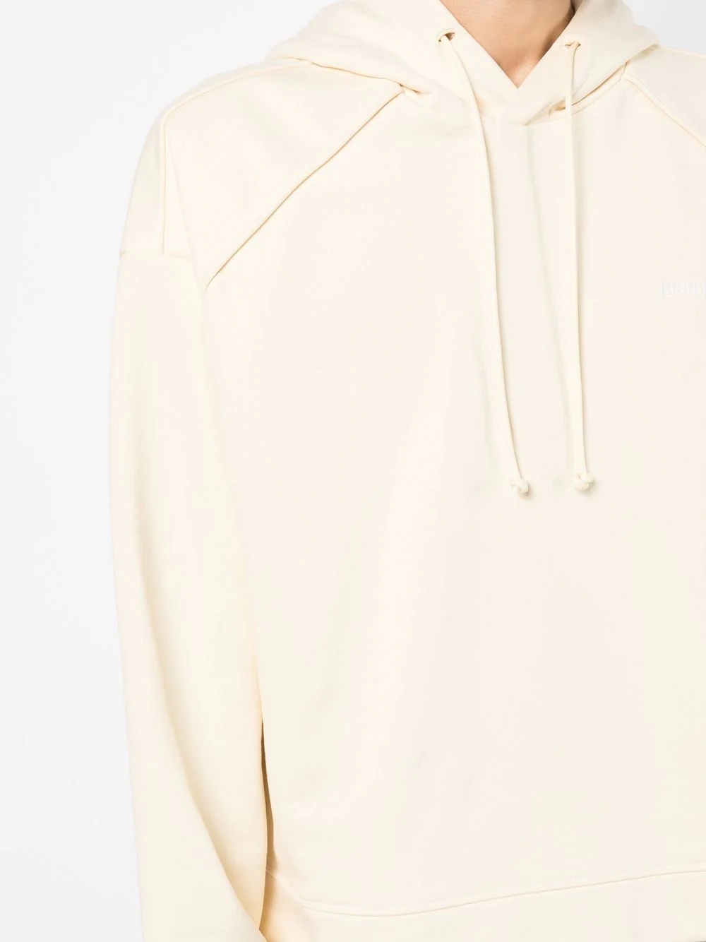 cropped layered hoodie - 10