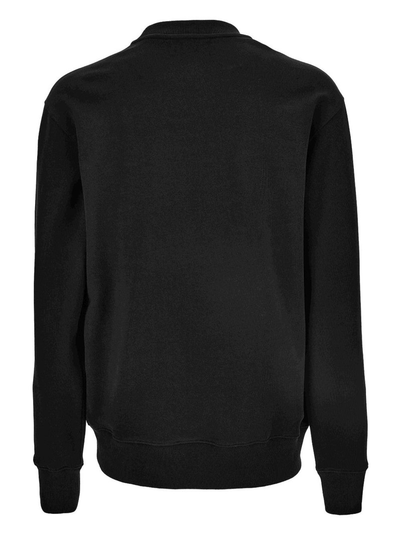 VERSACE JEANS COUTURE embroidered crew-neck sweatshirt outlook