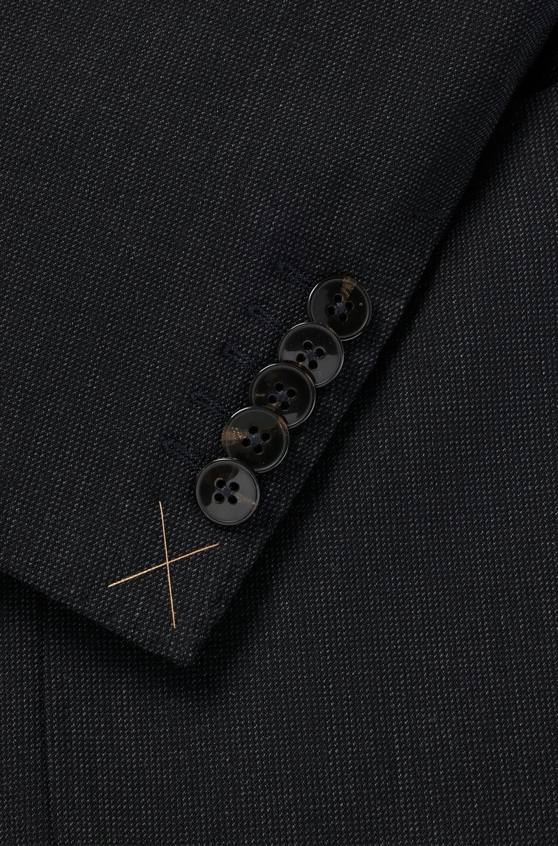 SLIM-FIT SUIT IN A MICRO-PATTERNED WOOL BLEND 10