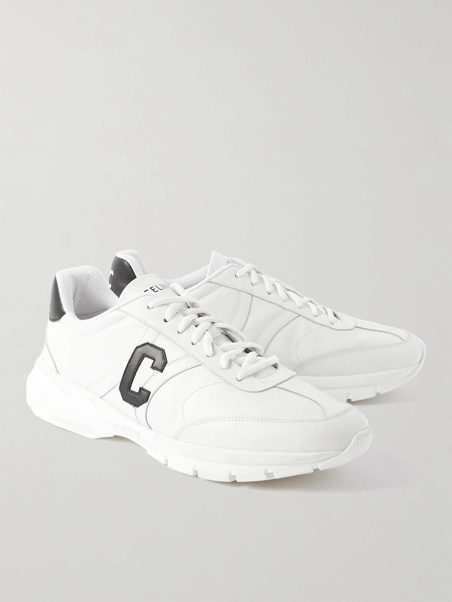 Runner CR-02 Logo-Appliquéd Leather Sneakers - 4