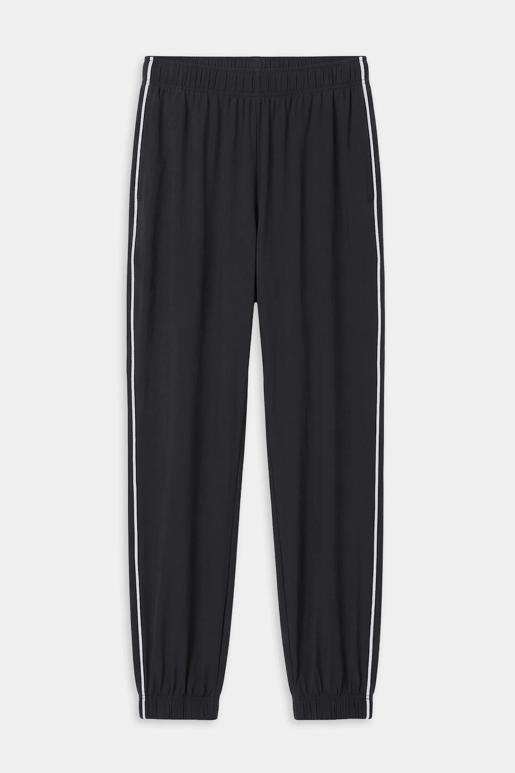 Megan Woven Nylon Jogger w/ Piping - 1