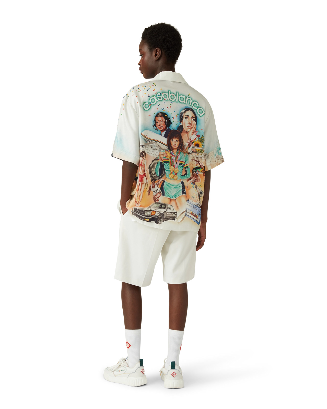 Celebration Du Sport Silk Shirt | Casablanca Paris - 7