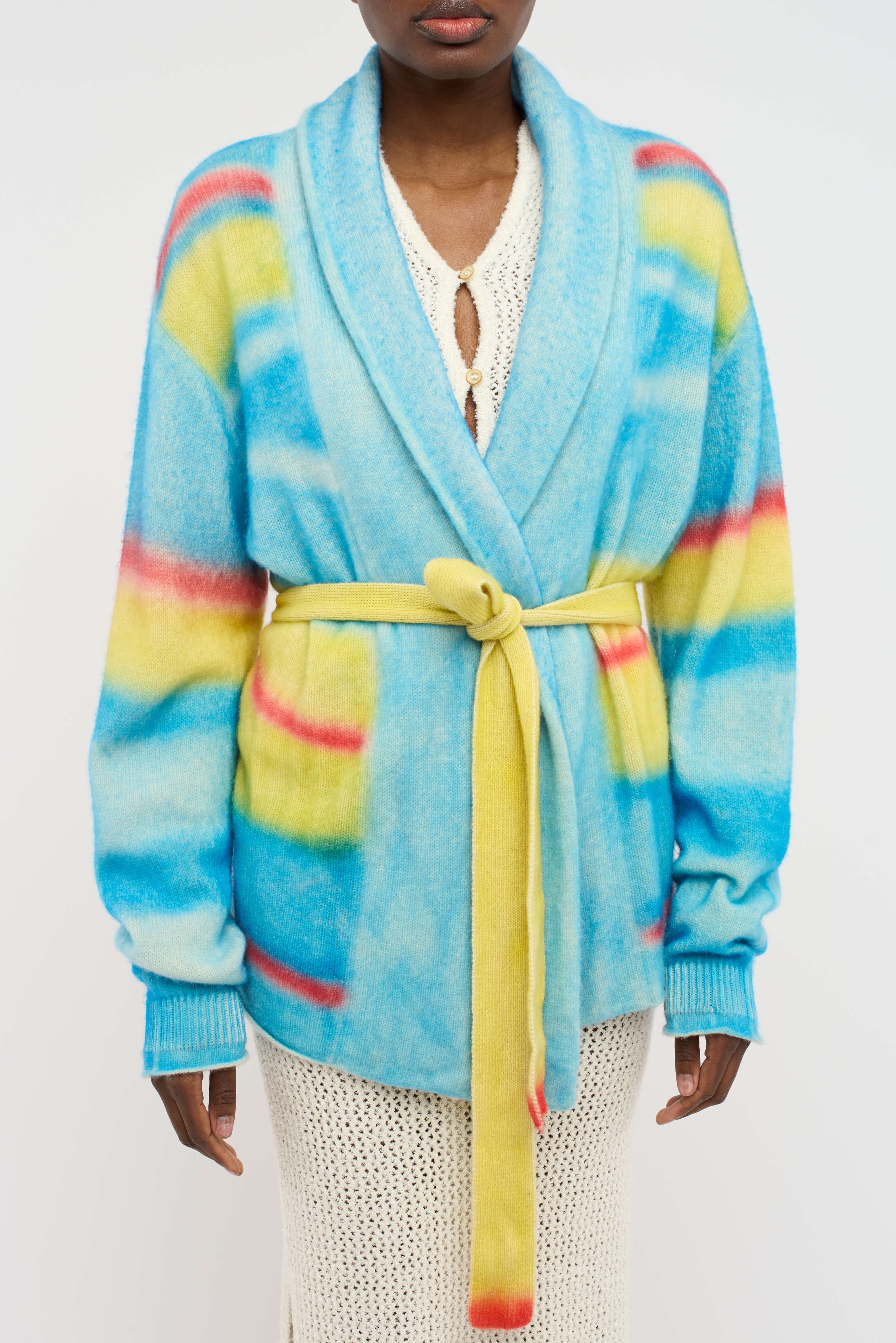 GRAFFITI WOMEN'S BELTED CARDIGAN - 4