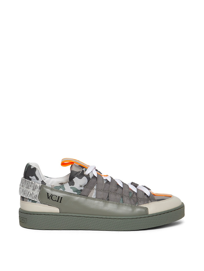 X Victor Cruz Low Top Sneakers Military Green - 1
