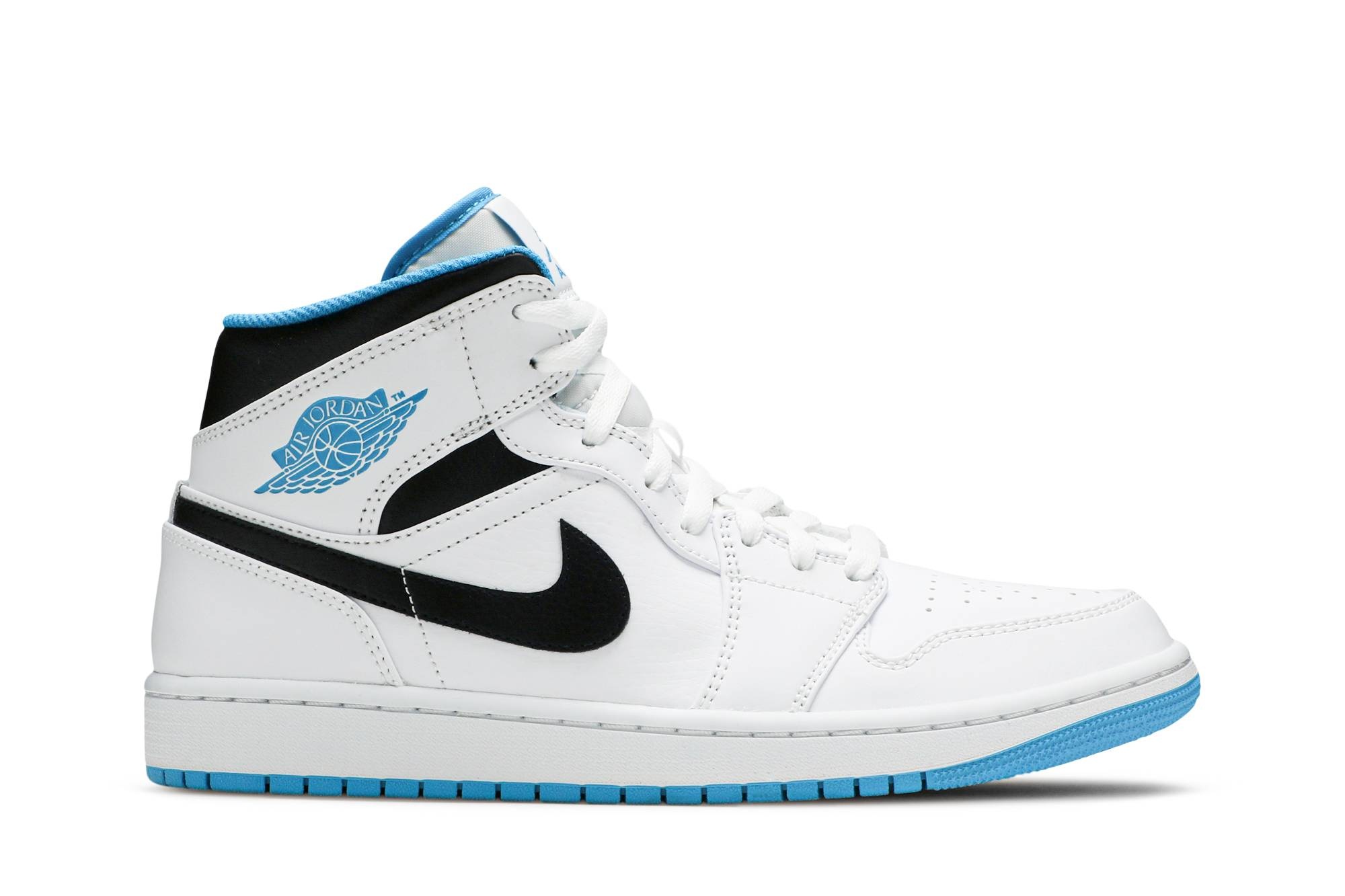 Jordan Air Jordan 1 Mid 'Laser Blue' | goat | REVERSIBLE