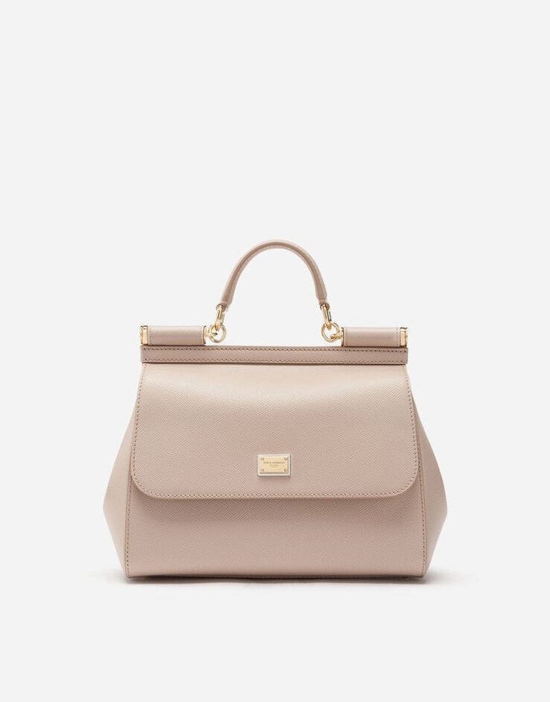 Medium Sicily handbag in dauphine leather - 1
